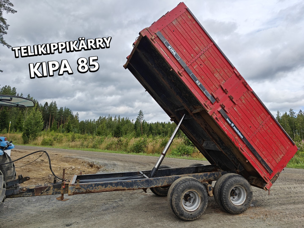 Kipa 85 telikippikärry - Сельскохозяйственный прицеп-самосвал: фото 1 Kipa 85 telikippikärry - Сельскохозяйственный прицеп-самосвал: фото 1