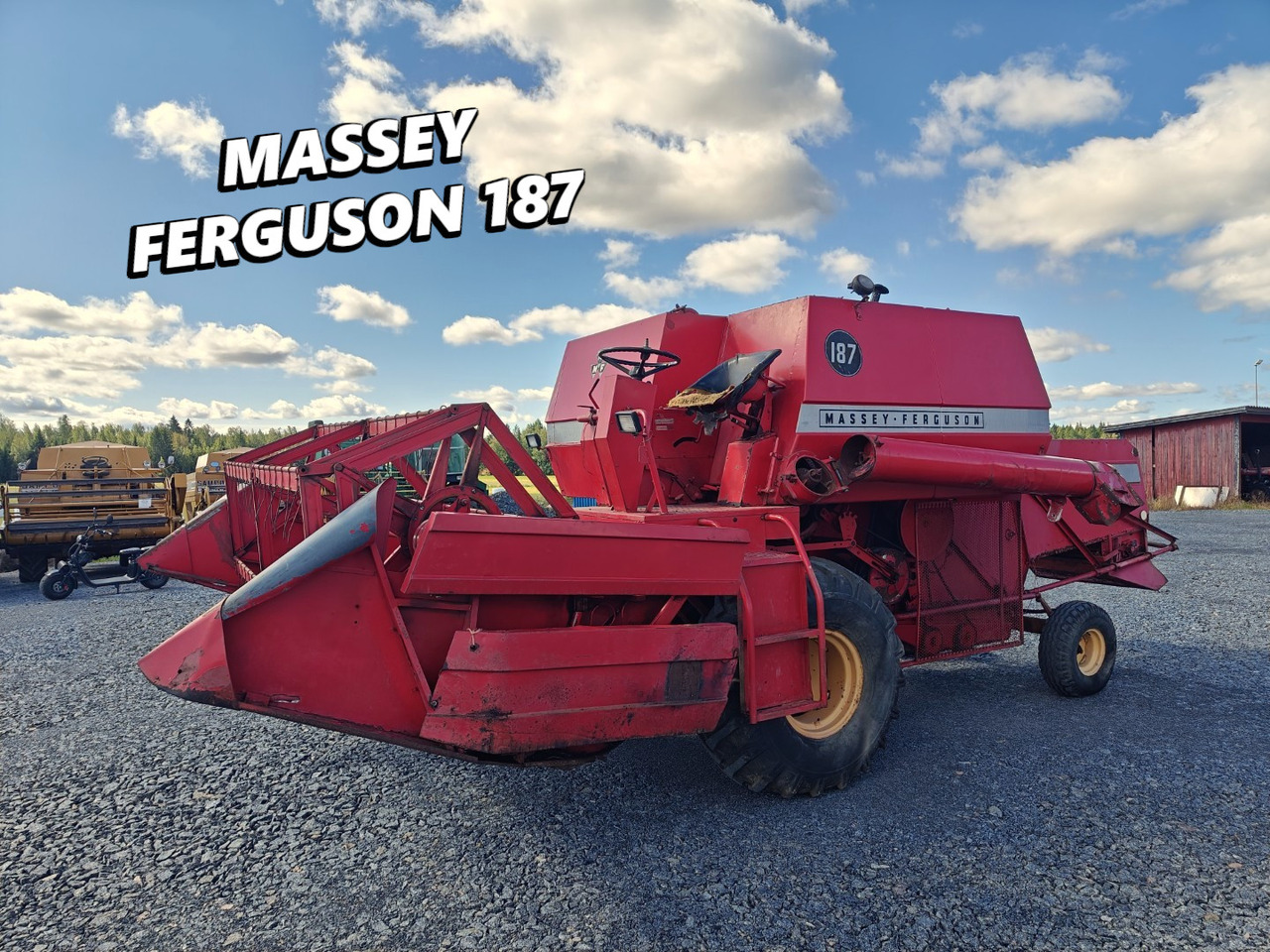 Massey Ferguson 187 Katso video! - Зерноуборочный комбайн: фото 1 Massey Ferguson 187 Katso video! - Зерноуборочный комбайн: фото 1
