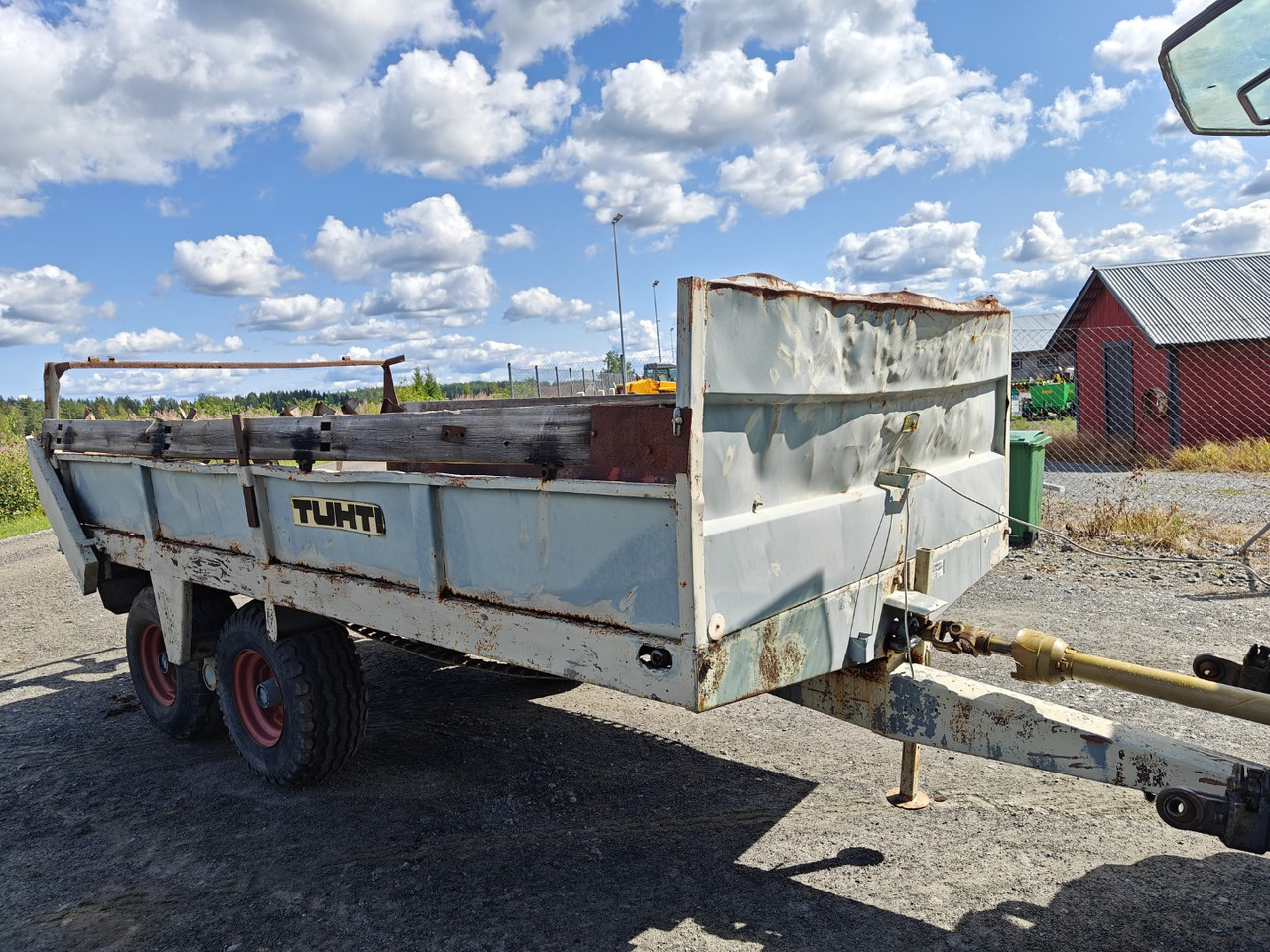 Tuhti yleisperävaunu - telikärry - 8000kg - Навозоразбрасыватель: фото 4 Tuhti yleisperävaunu - telikärry - 8000kg - Навозоразбрасыватель: фото 4