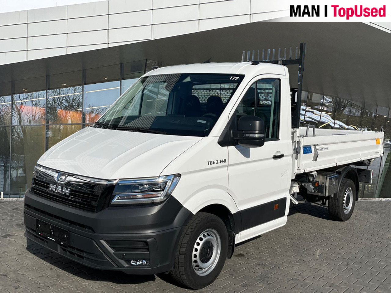 MAN TGE 3.140 4X2F SB kipper 3S Meiller Klima AHK ZV - Цельнометаллический фургон: фото 1 MAN TGE 3.140 4X2F SB kipper 3S Meiller Klima AHK ZV - Цельнометаллический фургон: фото 1