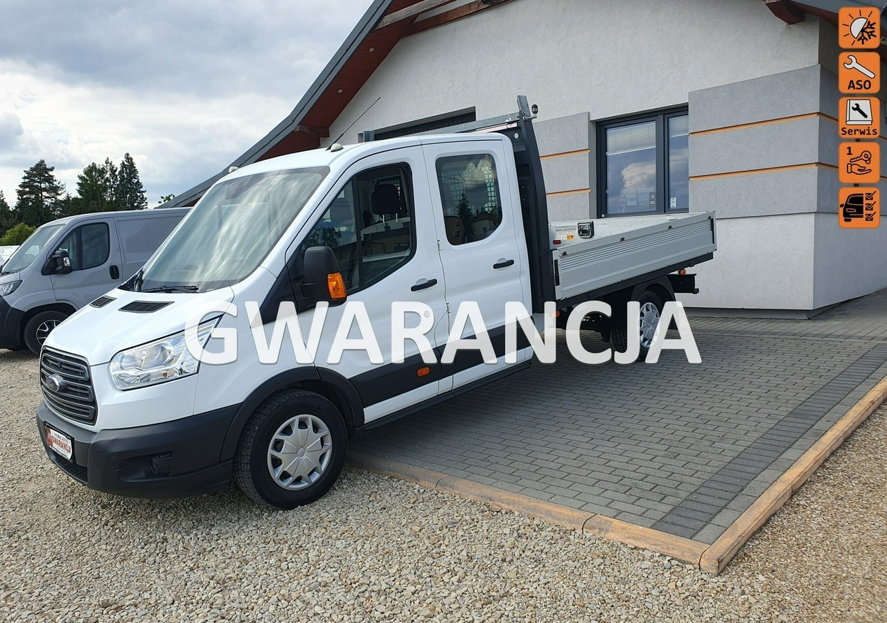 Ford Transit doka*brygadówka *7 osób *klima - Малотоннажный бортовой грузовик, Грузопассажирский фургон: фото 1 Ford Transit doka*brygadówka *7 osób *klima - Малотоннажный бортовой грузовик, Грузопассажирский фургон: фото 1