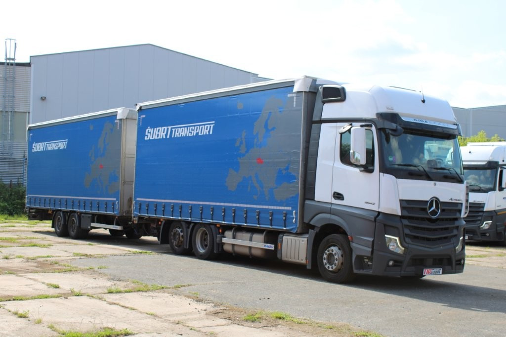 Mercedes-Benz Actros 2542 NAVIGACE + PANAV TVK 18 M (8,20m x 2,4 - Тентованный грузовик, Тентованный прицеп: фото 2 Mercedes-Benz Actros 2542 NAVIGACE + PANAV TVK 18 M (8,20m x 2,4 - Тентованный грузовик, Тентованный прицеп: фото 2