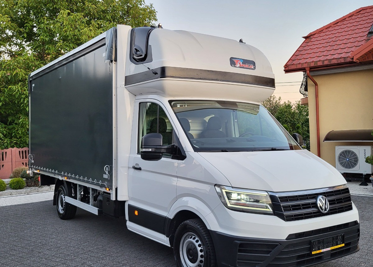 Volkswagen Crafter jak Nowy Automatik L2 H2 Serwisowany Orginał 10 europalet Ful Serwis - Тентованный фургон: фото 1 Volkswagen Crafter jak Nowy Automatik L2 H2 Serwisowany Orginał 10 europalet Ful Serwis - Тентованный фургон: фото 1