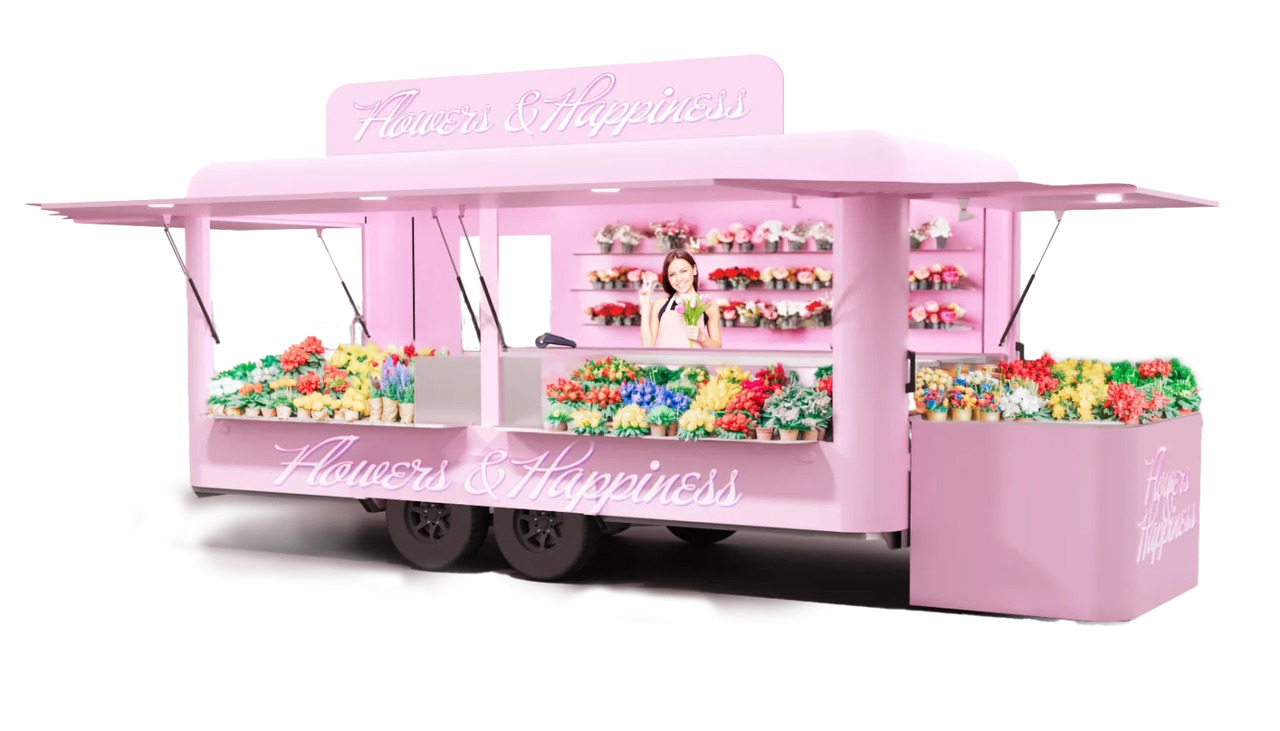 Deli Star Trailer 6000 Flower & General Sales - EU Standards - Торговый прицеп: фото 1 Deli Star Trailer 6000 Flower & General Sales - EU Standards - Торговый прицеп: фото 1