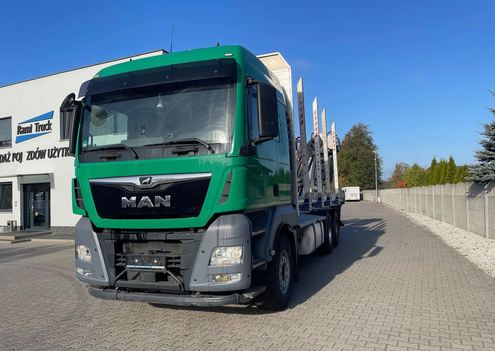 MAN TGX 26.500, 6x4, HDS EPSILOM M12Z, do transportu drewna. - Лесовоз: фото 1 MAN TGX 26.500, 6x4, HDS EPSILOM M12Z, do transportu drewna. - Лесовоз: фото 1