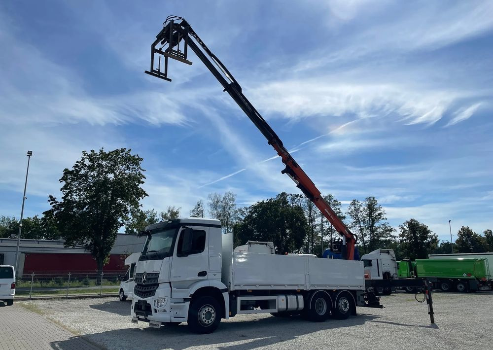 Mercedes-Benz Arocs 2545, HDS ATLAS 186.3 - PILOT - Грузовик бортовой/ Платформа, Автоманипулятор: фото 2 Mercedes-Benz Arocs 2545, HDS ATLAS 186.3 - PILOT - Грузовик бортовой/ Платформа, Автоманипулятор: фото 2