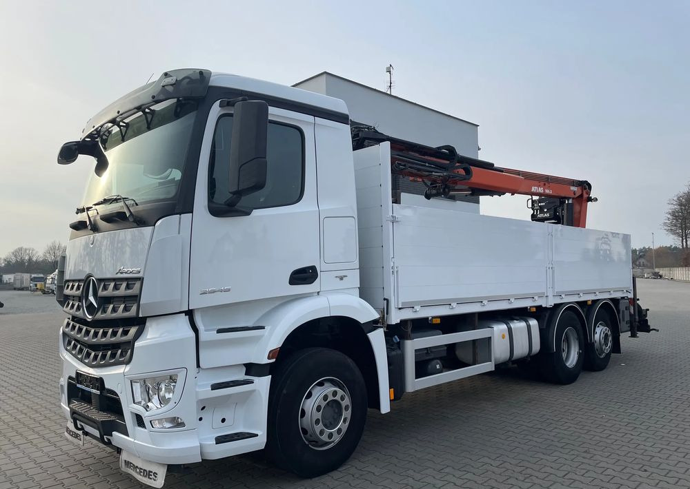 Mercedes-Benz Arocs 2545, HDS ATLAS 186.3 - PILOT - Грузовик бортовой/ Платформа, Автоманипулятор: фото 1 Mercedes-Benz Arocs 2545, HDS ATLAS 186.3 - PILOT - Грузовик бортовой/ Платформа, Автоманипулятор: фото 1