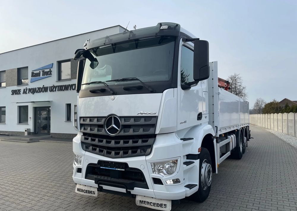 Автоманипулятор, Грузовик бортовой/ Платформа Mercedes-Benz Arocs 2545, HDS ATLAS 186.3 - PILOT: фото 13