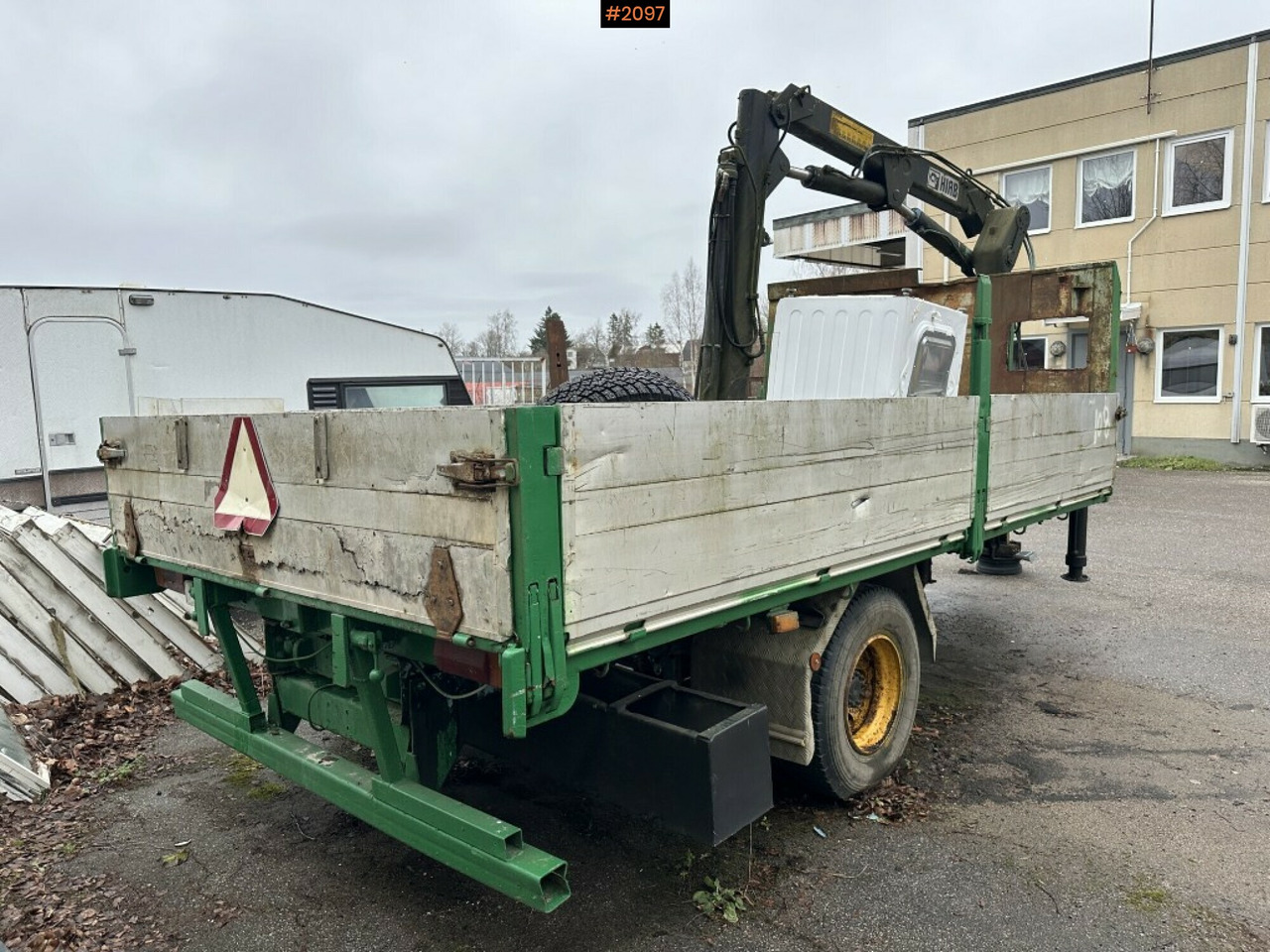 Crane Trailer, Hiab 445AW - Прицеп бортовой/ Платформа: фото 4 Crane Trailer, Hiab 445AW - Прицеп бортовой/ Платформа: фото 4