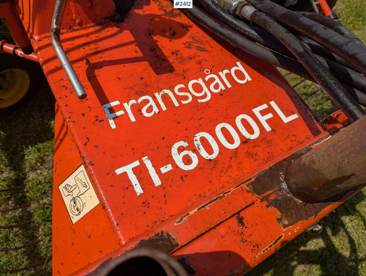 Front Rotary Rake Fransgård TI-6000FL в лизинг Front Rotary Rake Fransgård TI-6000FL: фото 12