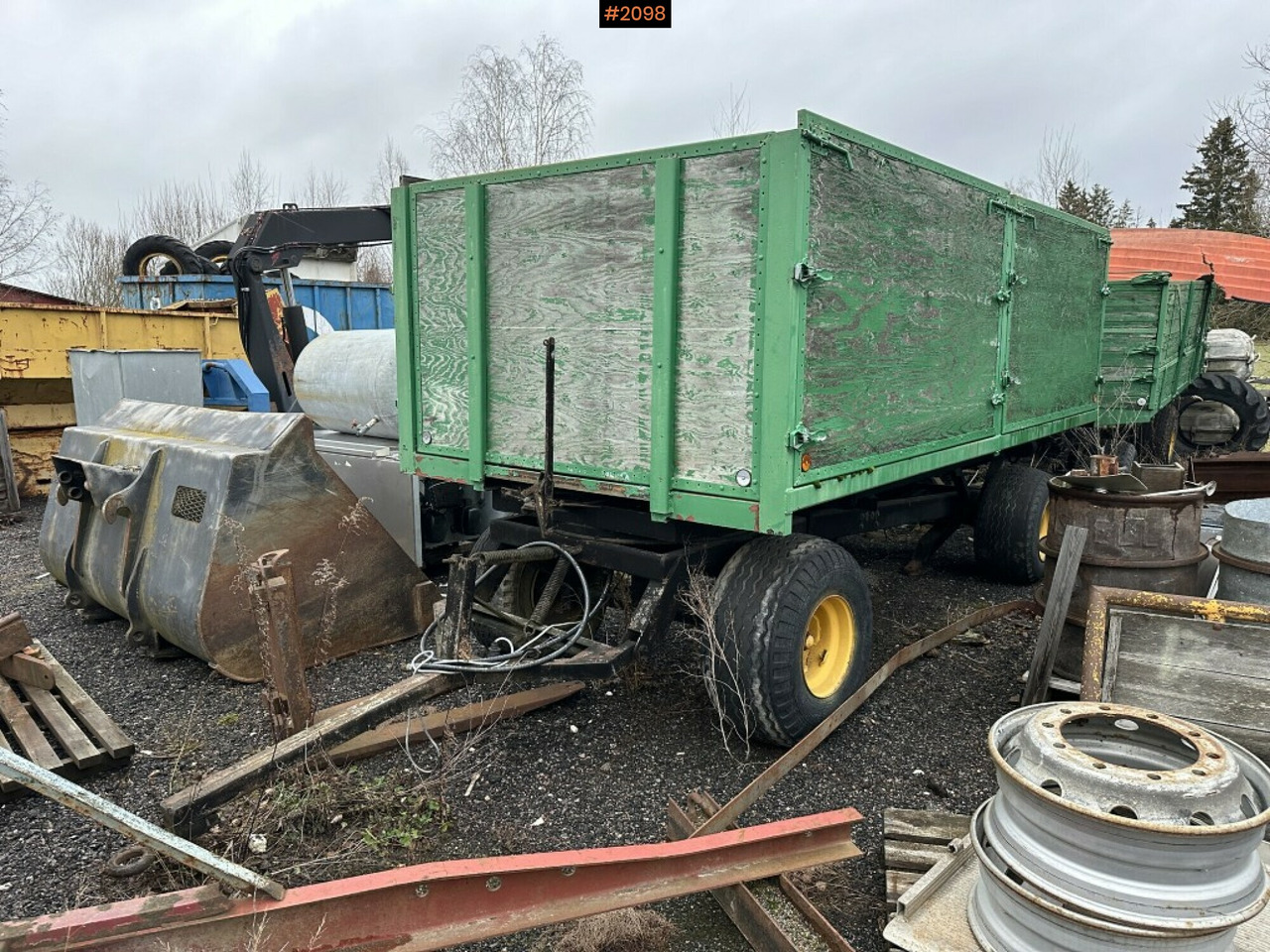Grain wagon, tipping - Сельскохозяйственный прицеп-самосвал: фото 1 Grain wagon, tipping - Сельскохозяйственный прицеп-самосвал: фото 1
