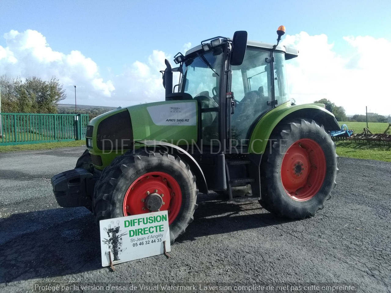 CLAAS TRACTEUR AGRICOLE ARES 566 RZ - Трактор: фото 1 CLAAS TRACTEUR AGRICOLE ARES 566 RZ - Трактор: фото 1