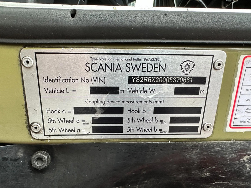 Тягач Scania R580 V8 Full air-retarder-6x2-eur0 6: фото 18