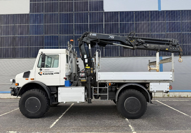 Mercedes-BenzUnimog U5000 + Hiab 099 E-4 - Грузовик бортовой/ Платформа, Автоманипулятор: фото 2 Mercedes-BenzUnimog U5000 + Hiab 099 E-4 - Грузовик бортовой/ Платформа, Автоманипулятор: фото 2