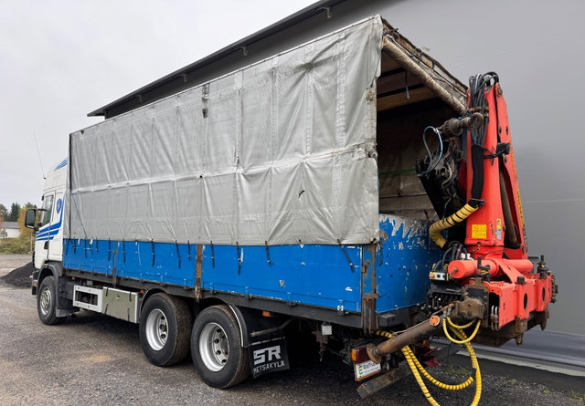 ScaniaScania 144G 6x2 - Грузовик с закрытым кузовом, Автоманипулятор: фото 4 ScaniaScania 144G 6x2 - Грузовик с закрытым кузовом, Автоманипулятор: фото 4