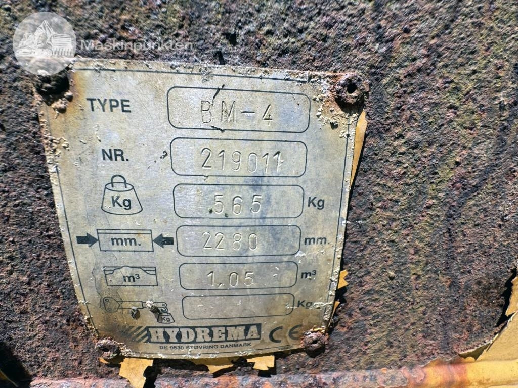 Hydrema BM-4 Kombiskopa - Ковш для Строительной техники: фото 5 Hydrema BM-4 Kombiskopa - Ковш для Строительной техники: фото 5