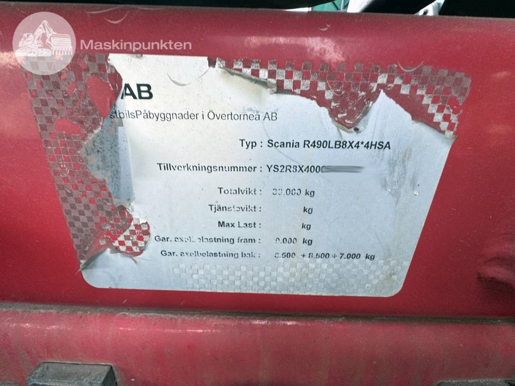 Самосвал Scania R 490 LB Kassett: фото 36
