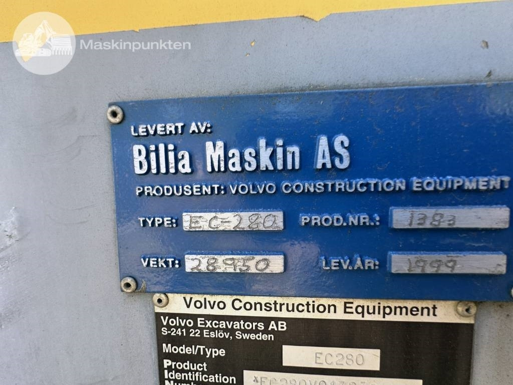 Гусеничный экскаватор Volvo EC 280: фото 8