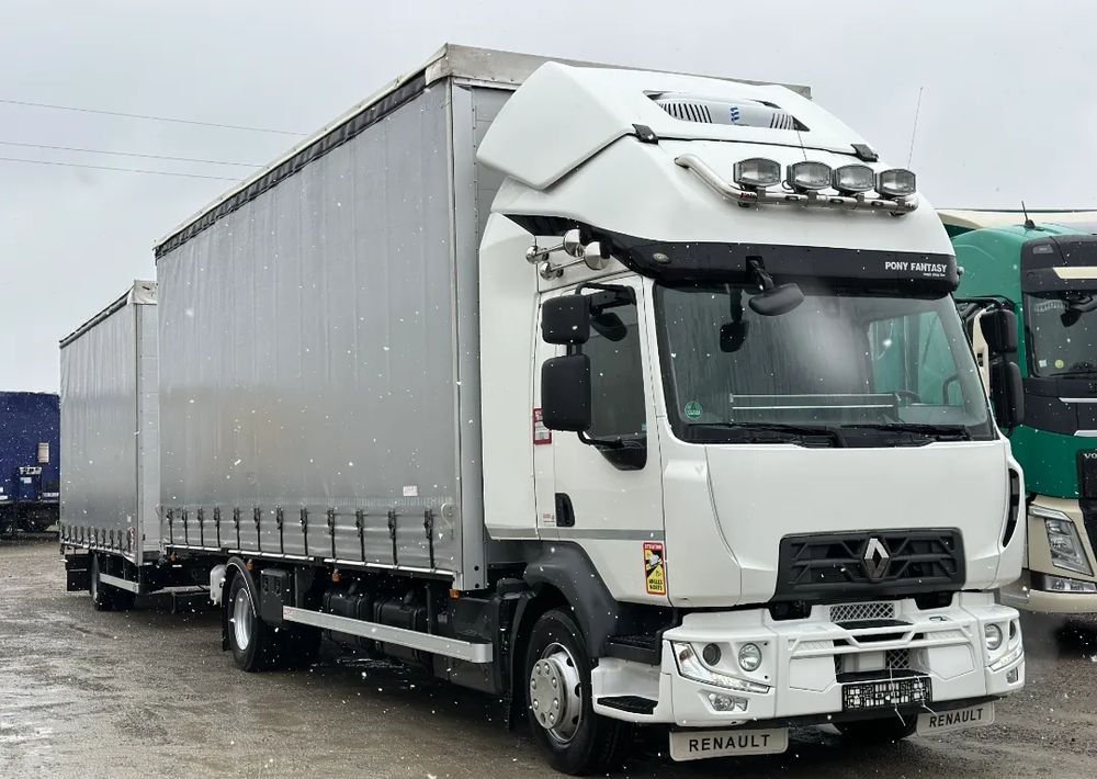 Renault D14 TAMDEM 101 m3 MANUAL KLIMATYZACJA POSTOJOWA - Тентованный грузовик: фото 3 Renault D14 TAMDEM 101 m3 MANUAL KLIMATYZACJA POSTOJOWA - Тентованный грузовик: фото 3