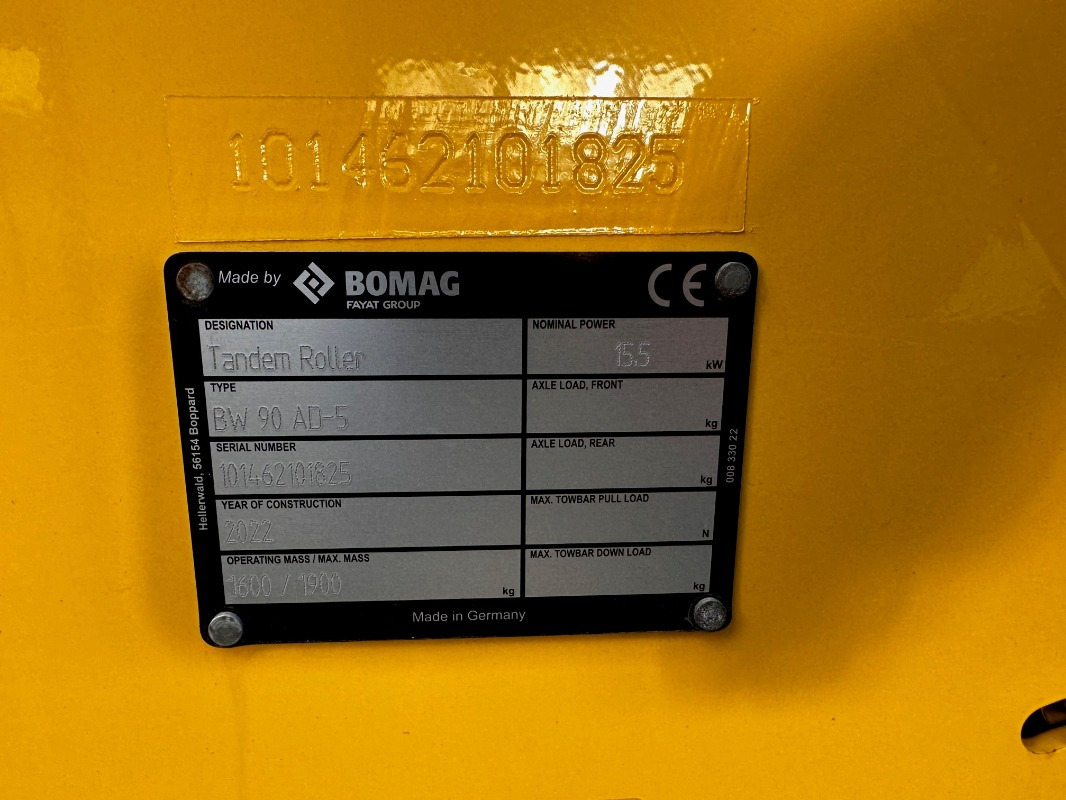 BOMAG DE BW 90 AD-5 Stage V/Tier 4f - Каток: фото 4 BOMAG DE BW 90 AD-5 Stage V/Tier 4f - Каток: фото 4