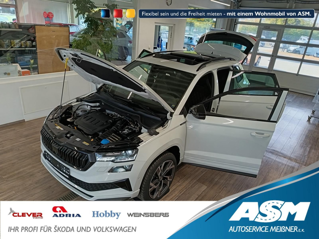 Skoda Karoq Sportline 2,0 TDI DSG 4x4*AHK*PSD*STD.HZG* - Внедорожник: фото 1 Skoda Karoq Sportline 2,0 TDI DSG 4x4*AHK*PSD*STD.HZG* - Внедорожник: фото 1