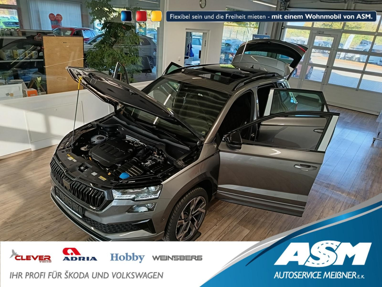 Skoda Karoq Sportline 2,0 TDI DSG 4x4*AHK*PSD*STD.HZG* - Внедорожник: фото 1 Skoda Karoq Sportline 2,0 TDI DSG 4x4*AHK*PSD*STD.HZG* - Внедорожник: фото 1
