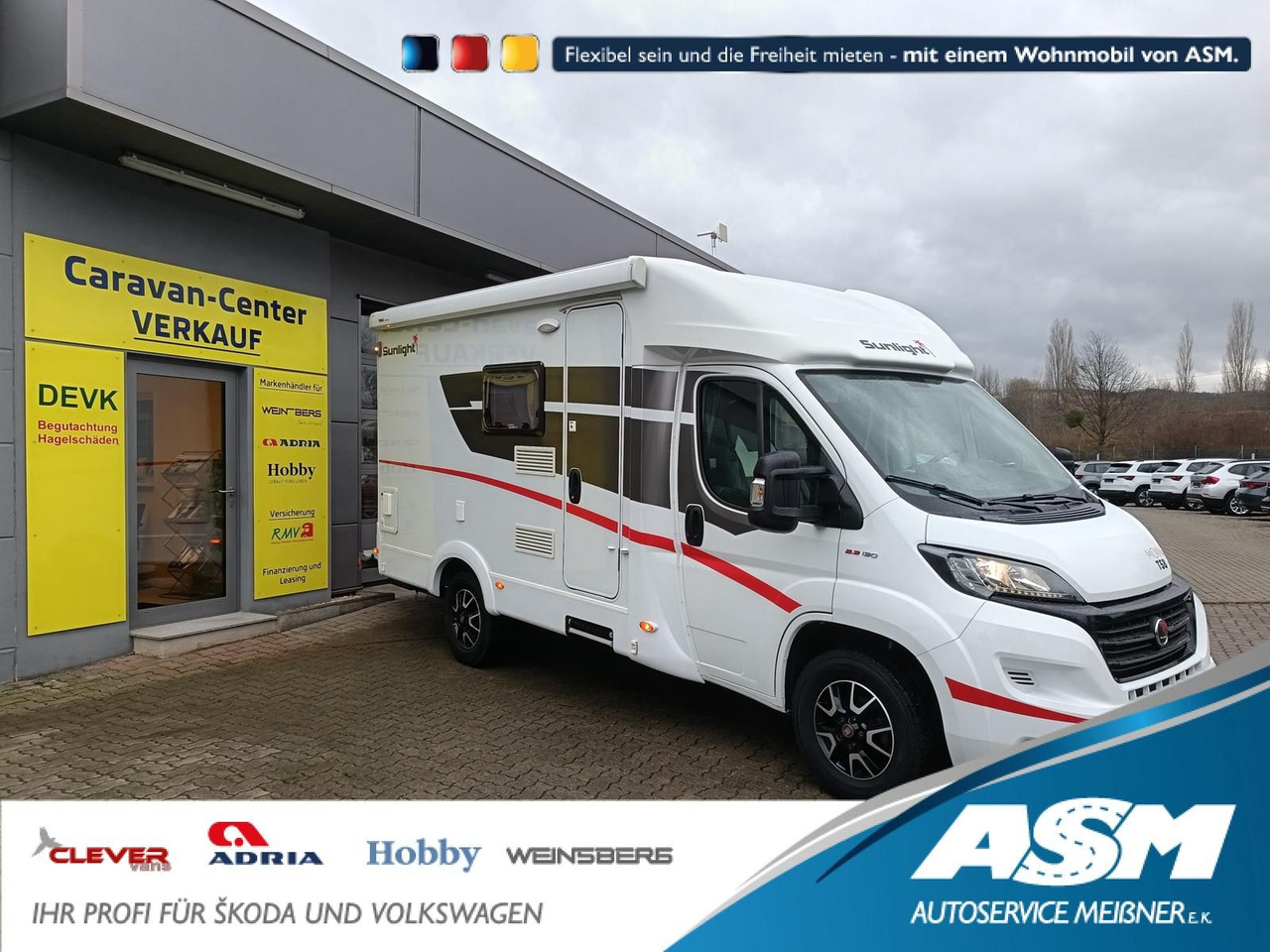 Sunlight T 58*MARKISE*SOLAR*SAT*TV*ROLLER TRÄGER - Полуинтегрированный автодом: фото 1 Sunlight T 58*MARKISE*SOLAR*SAT*TV*ROLLER TRÄGER - Полуинтегрированный автодом: фото 1