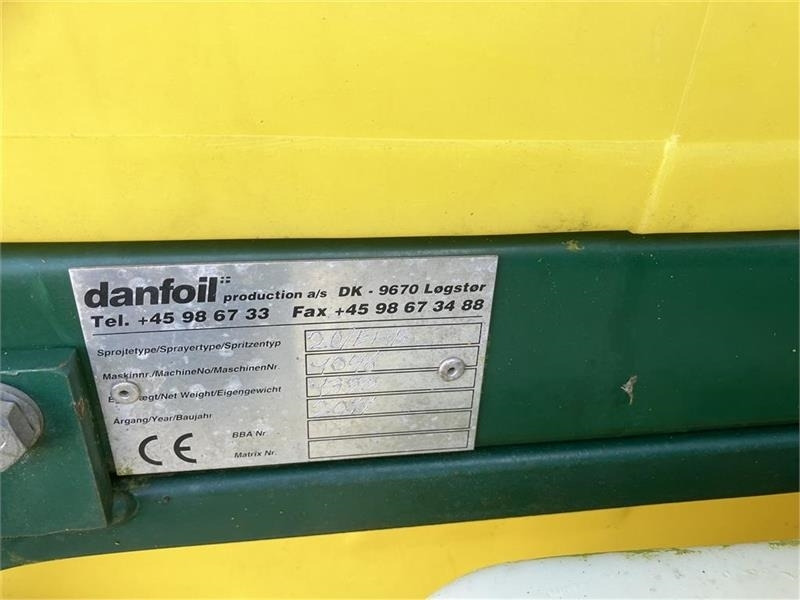 Danfoil AIRBOSS 20 m med multidose - Прицепной опрыскиватель: фото 4 Danfoil AIRBOSS 20 m med multidose - Прицепной опрыскиватель: фото 4