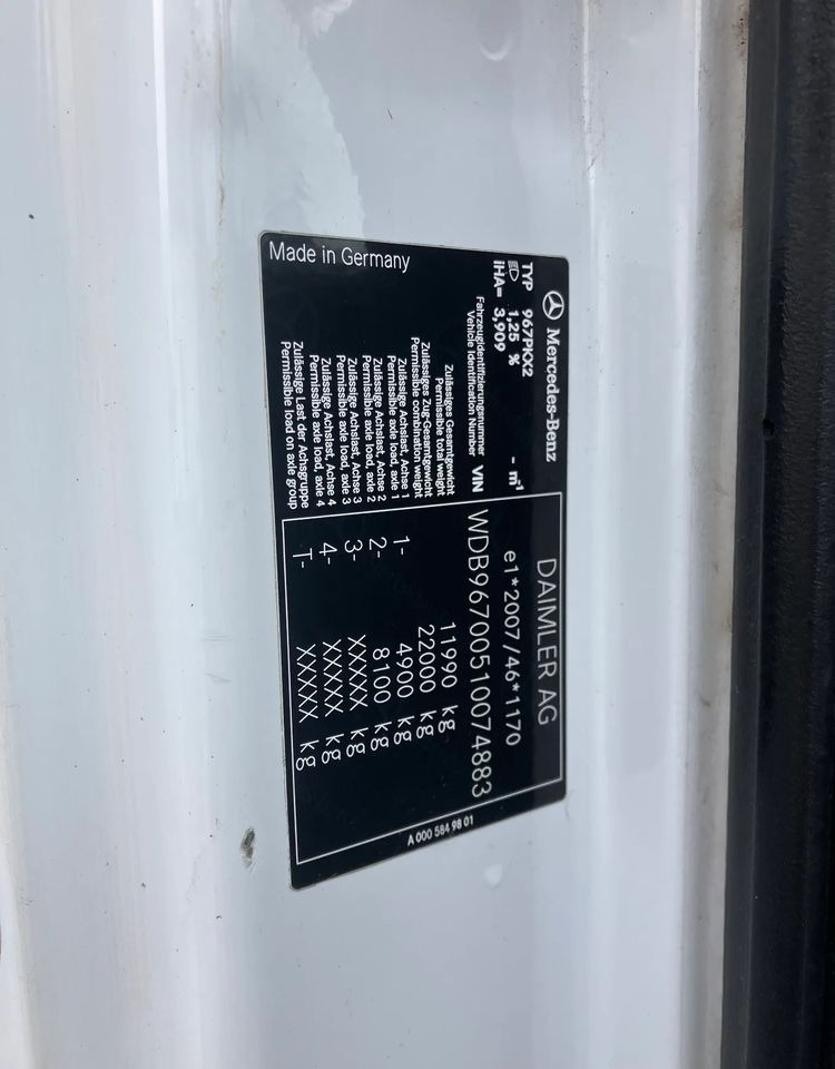 Mercedes-Benz ATEGO 1218 KURIERKA KONTENER 15 PALET - Грузовик с закрытым кузовом: фото 4 Mercedes-Benz ATEGO 1218 KURIERKA KONTENER 15 PALET - Грузовик с закрытым кузовом: фото 4