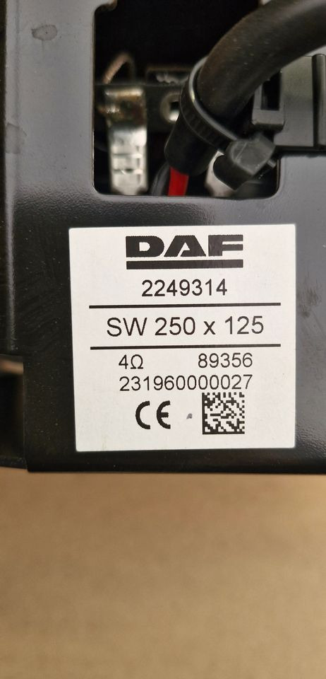 DAF XG XF GŁOŚNIK SUBWOFFER 2249314 - Кабина и интерьер для Грузовиков: фото 3 DAF XG XF GŁOŚNIK SUBWOFFER 2249314 - Кабина и интерьер для Грузовиков: фото 3