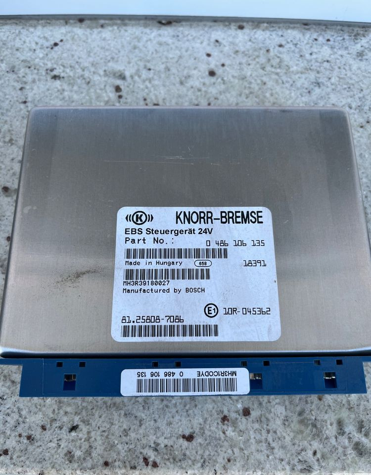 Sterownik EBS MAN TGX TGS euro 6 komputer lift - Блок управления для Грузовиков: фото 1 Sterownik EBS MAN TGX TGS euro 6 komputer lift - Блок управления для Грузовиков: фото 1