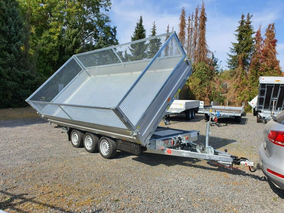Böckmann PKW-Anhänger Dreiseitenkipper 3,5t DK-AL 4121/35 P T - Самосвальный прицеп: фото 2 Böckmann PKW-Anhänger Dreiseitenkipper 3,5t DK-AL 4121/35 P T - Самосвальный прицеп: фото 2