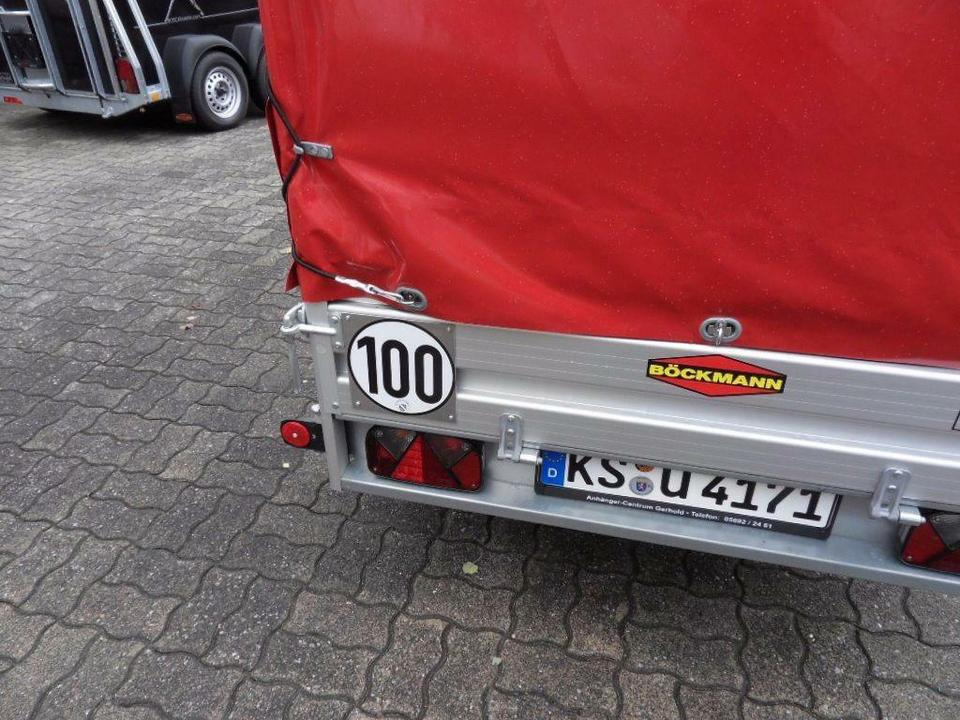 Прицеп для легкового автомобиля Böckmann PKW Anhänger mit Plane und Spriegel 100 km/h: фото 6