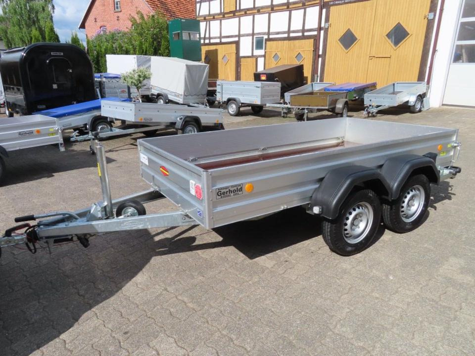PKW-Anhänger Tieflader Mieten Leihen Transport - Прицеп бортовой/ Платформа: фото 1 PKW-Anhänger Tieflader Mieten Leihen Transport - Прицеп бортовой/ Платформа: фото 1