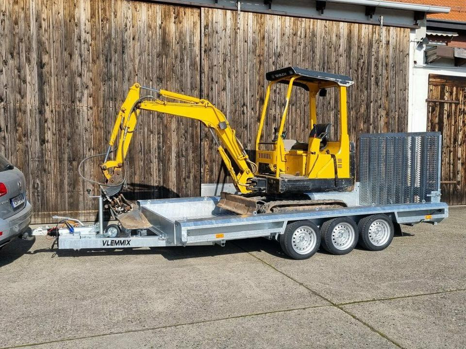 Vlemmix Tridem Maschinentransporter 3,5t Minibagger - Прицеп для спецтехники: фото 1 Vlemmix Tridem Maschinentransporter 3,5t Minibagger - Прицеп для спецтехники: фото 1