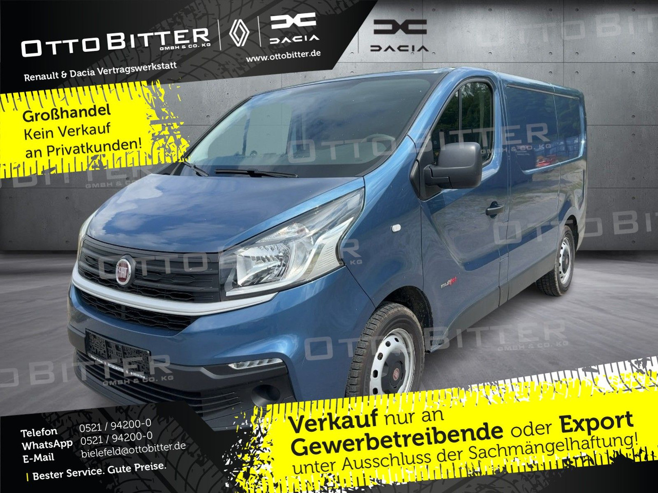 Fiat Talento 1.6 Multijet Turbo L1H1 ANHÄNGERKUP/GJR - Цельнометаллический фургон: фото 1 Fiat Talento 1.6 Multijet Turbo L1H1 ANHÄNGERKUP/GJR - Цельнометаллический фургон: фото 1