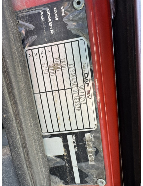 Самосвал DAF 45 ATI 160 (FULL STEEL SUSPENSION / MANUAL PUMP / EURO 2): фото 15
