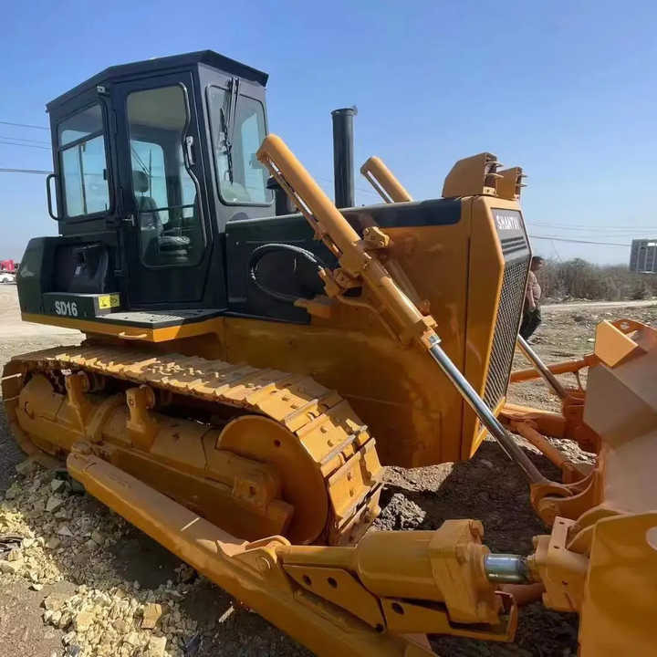 Used China Made SD16 Construction Machinery Shantui SD16 Crawler Bulldozer Earthmoving Machine Used Bulldozer - Бульдозер: фото 1 Used China Made SD16 Construction Machinery Shantui SD16 Crawler Bulldozer Earthmoving Machine Used Bulldozer - Бульдозер: фото 1