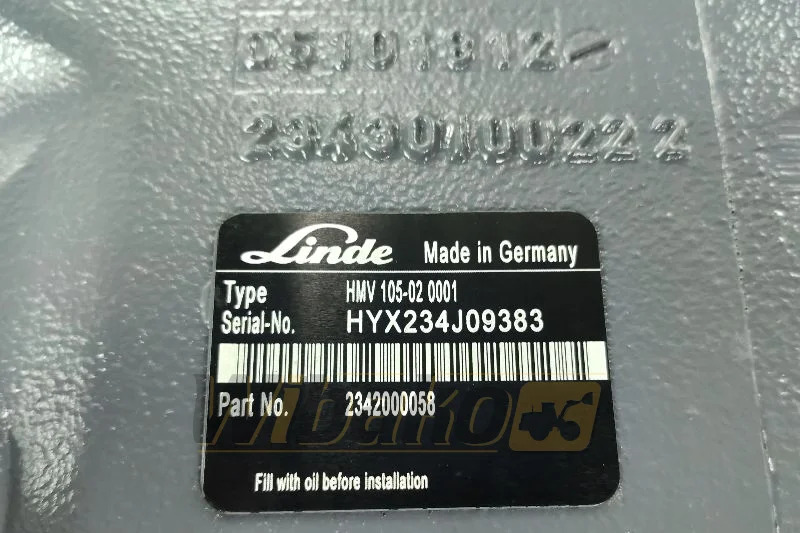 Linde HMV105-02 2342000058 - Гидравлический мотор для Строительной техники: фото 2 Linde HMV105-02 2342000058 - Гидравлический мотор для Строительной техники: фото 2