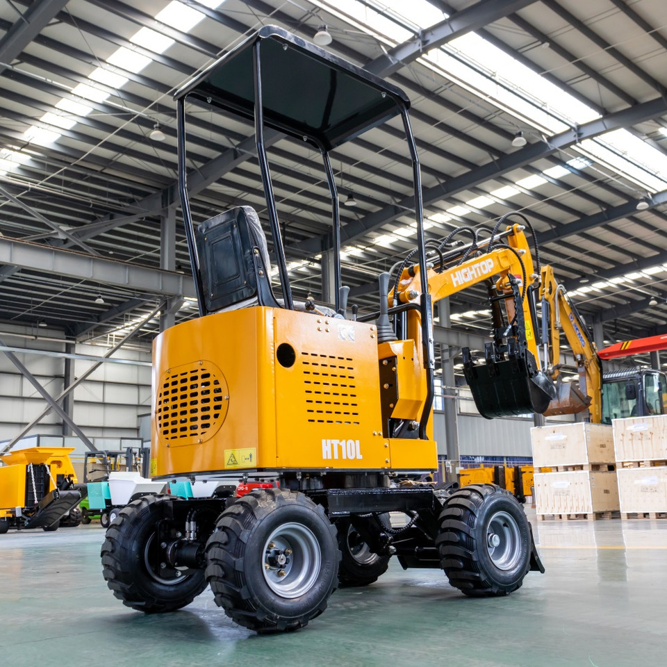 JINTOP HIGHTOP JT10L Wheel Excavator Mini Digger Small Digging machine with tyres - Строительная техника: фото 4 JINTOP HIGHTOP JT10L Wheel Excavator Mini Digger Small Digging machine with tyres - Строительная техника: фото 4