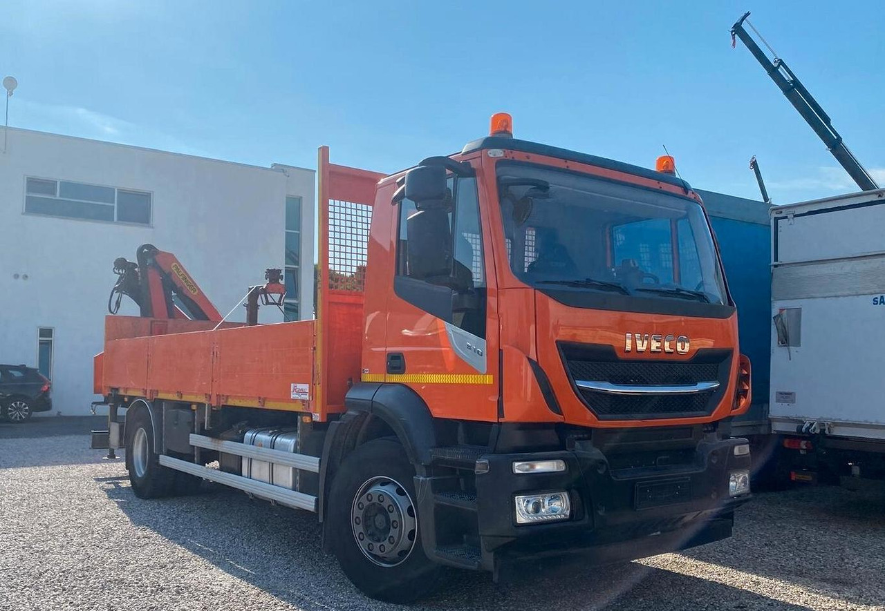 IVECO STRALIS 310 CASSONE FISSO E GRU - Грузовик бортовой/ Платформа, Автоманипулятор: фото 1 IVECO STRALIS 310 CASSONE FISSO E GRU - Грузовик бортовой/ Платформа, Автоманипулятор: фото 1