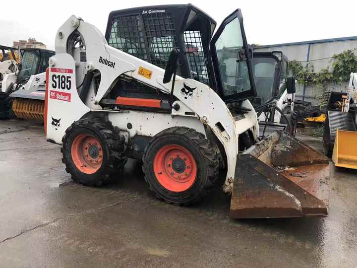 Мини-погрузчик с бортовым поворотом Used Heavy Construction Equipment bobcat S185 Second Hand Skid Steers Used Machine Hot Sale: фото 6