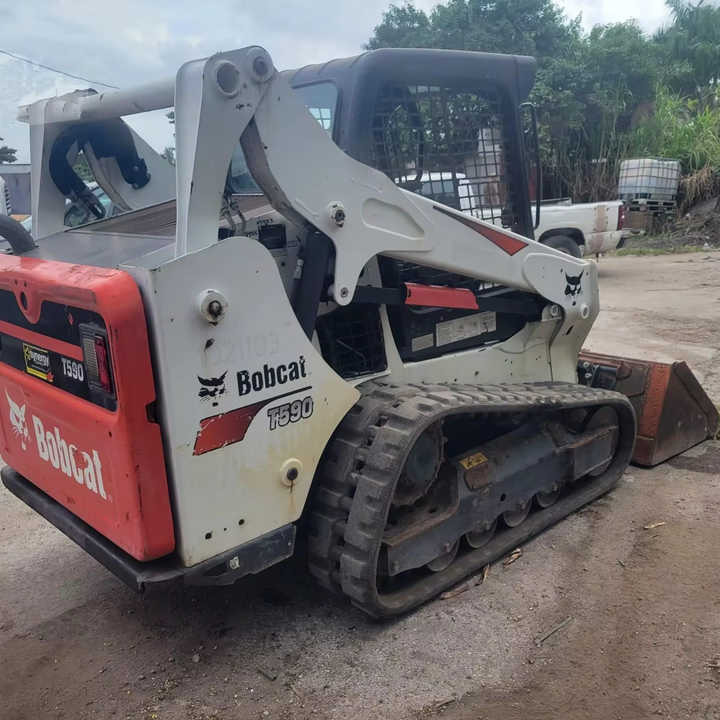 Bobcat Brand T590 Used Machine Skid Loader Hot Sale - Колёсный погрузчик: фото 1 Bobcat Brand T590 Used Machine Skid Loader Hot Sale - Колёсный погрузчик: фото 1