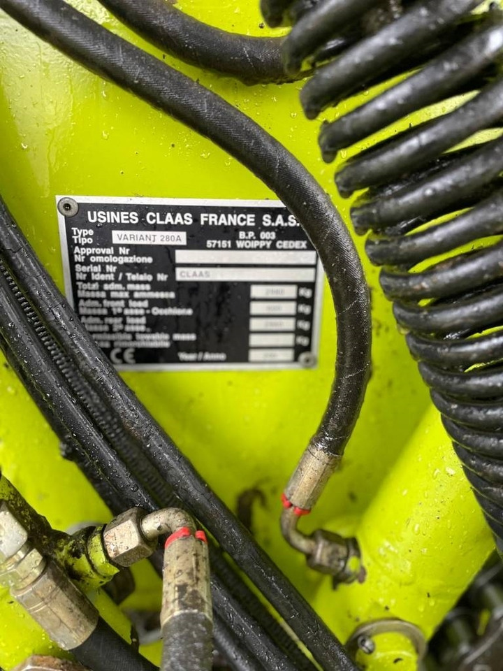 Claas Variant 280 - Пресс-подборщик рулонный: фото 4 Claas Variant 280 - Пресс-подборщик рулонный: фото 4