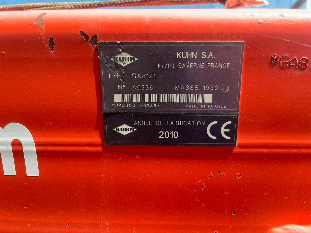 Kuhn GA 8121 - Сеноворошилка: фото 5 Kuhn GA 8121 - Сеноворошилка: фото 5