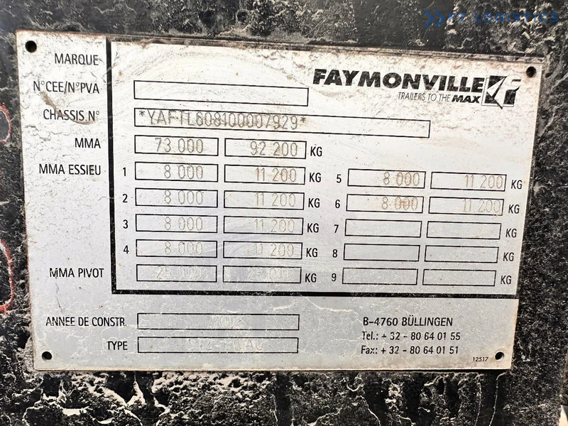 Faymonville FAYMONVILLE STZ-6WAU – 6 AXLES – 92.2T GVW – 73T PAYLOAD – HYDRAULIC RAMPS – EXCELLENT CONDITION! - Низкорамный полуприцеп: фото 3 Faymonville FAYMONVILLE STZ-6WAU – 6 AXLES – 92.2T GVW – 73T PAYLOAD – HYDRAULIC RAMPS – EXCELLENT CONDITION! - Низкорамный полуприцеп: фото 3