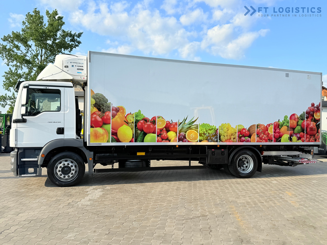 MAN TGM 18.290 / THERMOKING T-1200R / BI-TEMPERATURE / 19 PALLETS / 90% TYRES / EXCELLENT CONDITION / DHOLLANDIA TAIL LIFT / SIDE DOOR / PAYLOAD 8,220 KG - Рефрижератор: фото 3 MAN TGM 18.290 / THERMOKING T-1200R / BI-TEMPERATURE / 19 PALLETS / 90% TYRES / EXCELLENT CONDITION / DHOLLANDIA TAIL LIFT / SIDE DOOR / PAYLOAD 8,220 KG - Рефрижератор: фото 3