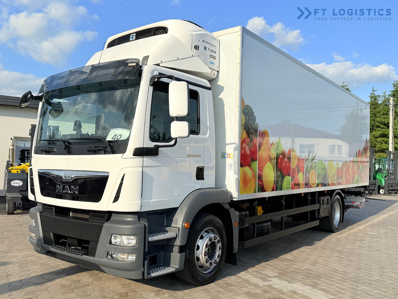 MAN TGM 18.290 / THERMOKING T-1200R / BI-TEMPERATURE / 19 PALLETS / 90% TYRES / EXCELLENT CONDITION / DHOLLANDIA TAIL LIFT / SIDE DOOR / PAYLOAD 8,220 KG - Рефрижератор: фото 1 MAN TGM 18.290 / THERMOKING T-1200R / BI-TEMPERATURE / 19 PALLETS / 90% TYRES / EXCELLENT CONDITION / DHOLLANDIA TAIL LIFT / SIDE DOOR / PAYLOAD 8,220 KG - Рефрижератор: фото 1