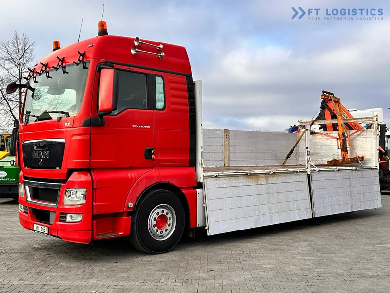 MAN TGX 26.480 Ciężarówka burtowa MAN TGX 26.480 6X2 / PALFINGER PK9002-EH B Crane / 80% Michelin Tire Dodać do ulubionych - Автоманипулятор: фото 2 MAN TGX 26.480 Ciężarówka burtowa MAN TGX 26.480 6X2 / PALFINGER PK9002-EH B Crane / 80% Michelin Tire Dodać do ulubionych - Автоманипулятор: фото 2