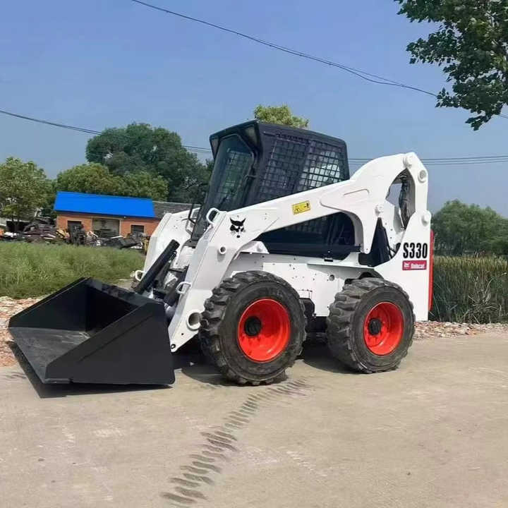 Used Heavy Construction Equipment bobcat S330 Second Hand Skid Steers Used Machine Hot Sale - Мини-погрузчик с бортовым поворотом: фото 1 Used Heavy Construction Equipment bobcat S330 Second Hand Skid Steers Used Machine Hot Sale - Мини-погрузчик с бортовым поворотом: фото 1